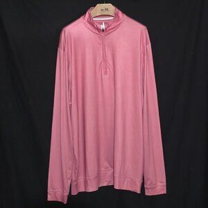 Johnnie-O JMKO1880 Sheldon 1/4 Zip Pullover - Strawberry - Sz XL*